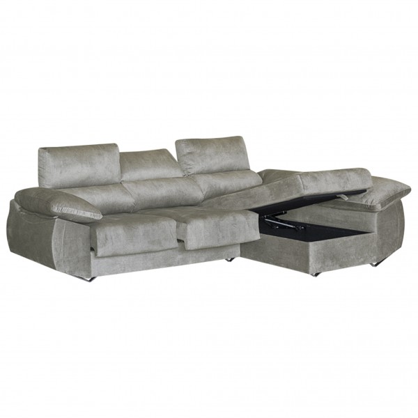 Chaiselongue DERECHA EPI Tapizado Mangol Cemento... 2