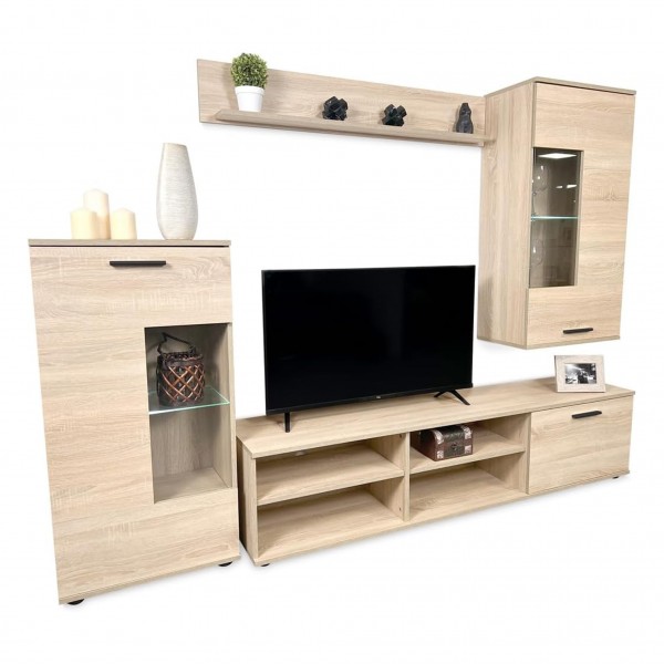 Composición de Salón Antígona Cambria LED 229x38x107,5 Cm