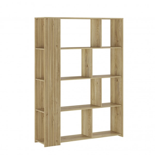 Estantería de 4 Baldas Solana Mauvella-Rayas 129x32,8x174 Cm