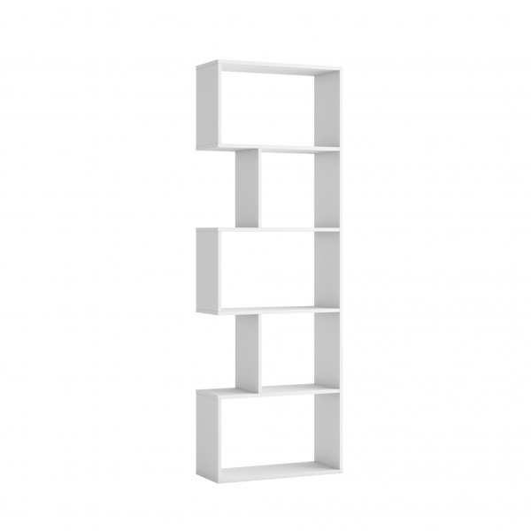 Estantería de 4 Baldas Neón Blanco Mate 60x25x180,6 Cm 2