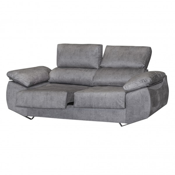 Sofá 2 Plazas Epi Tapizado Magnol Cemento 190x80,5x100 Cm 2