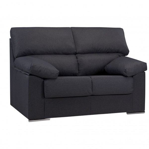 Sofá 2 Plazas Rubén Tapizado Nevada 17 140x85x100 Cm