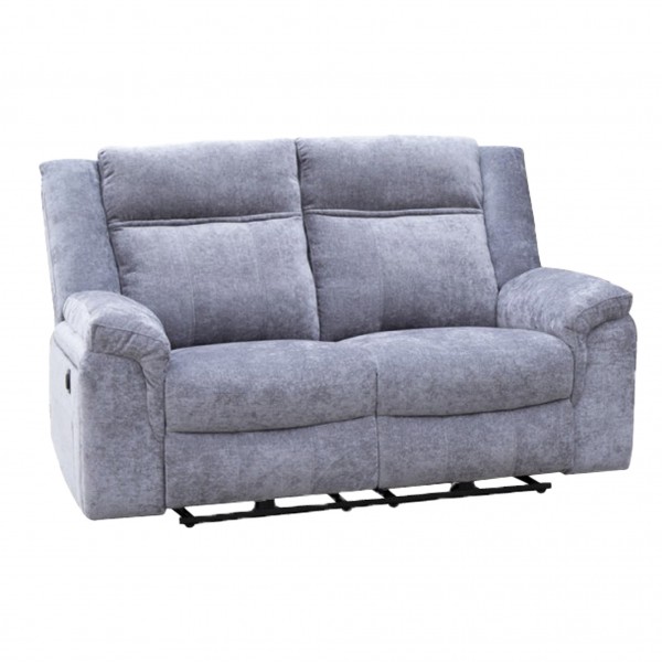 Sofá 2 Plazas Relax Eléctrico Troya Tapizado Gris...