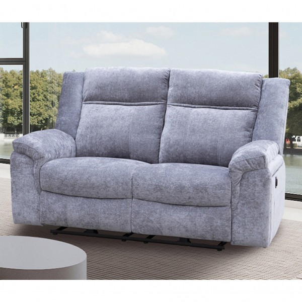 Sofá 2 Plazas Relax Eléctrico Troya Tapizado Gris... 2