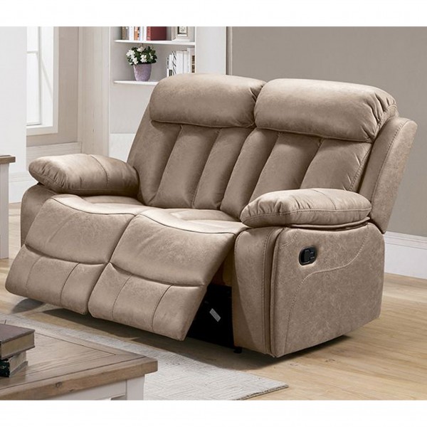 Sofá 2 Plazas Relax Madrid Tapizado Jade Beige 152x97x101 Cm 2