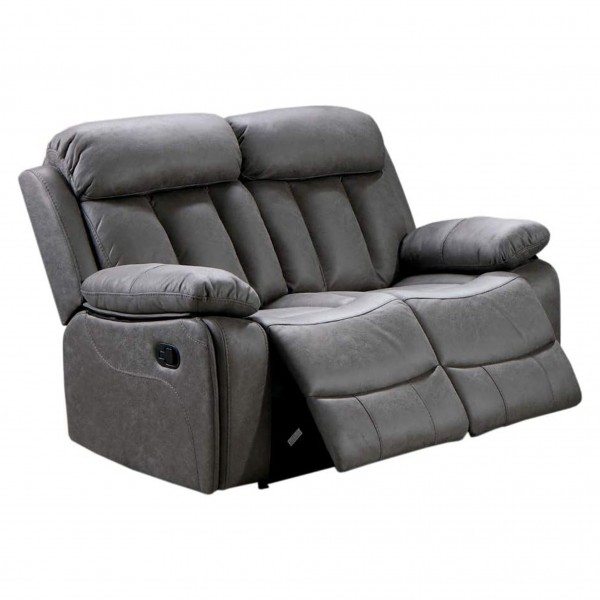 Sofá 2 Plazas Relax Madrid Tapizado Jade Marengo...