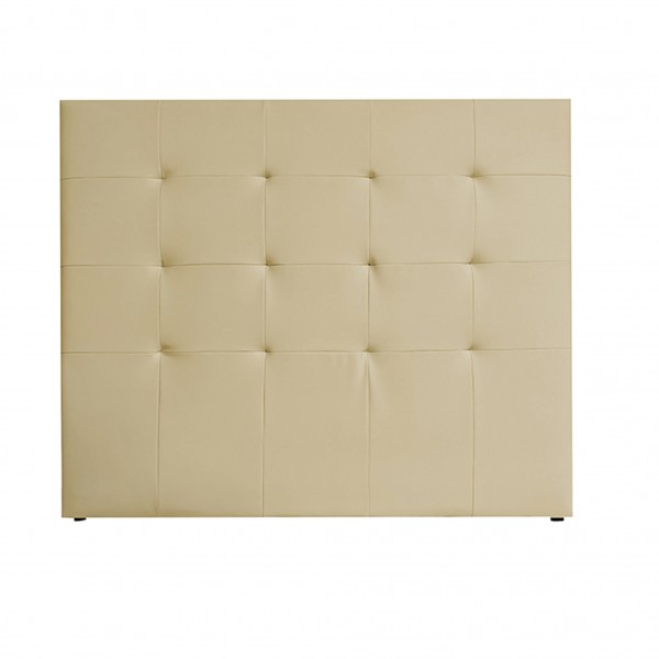 Cabecero Cama Matrimonio Liam Beige 145x6x120 Cm