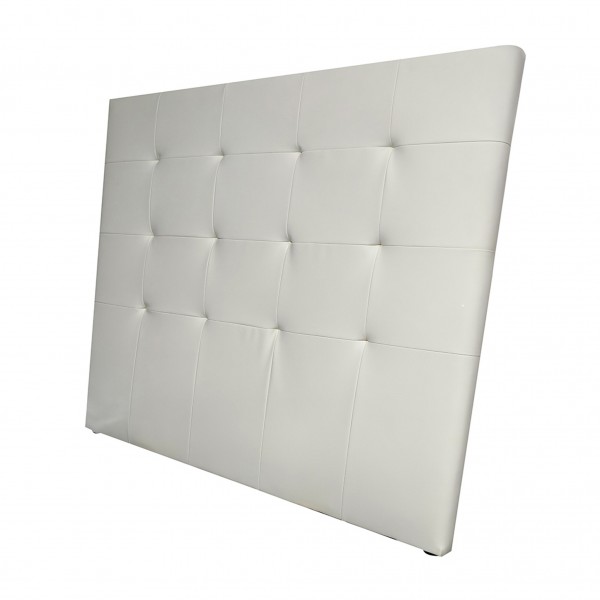 Cabecero Cama Matrimonio Liam Blanco 145x6x120 Cm 2