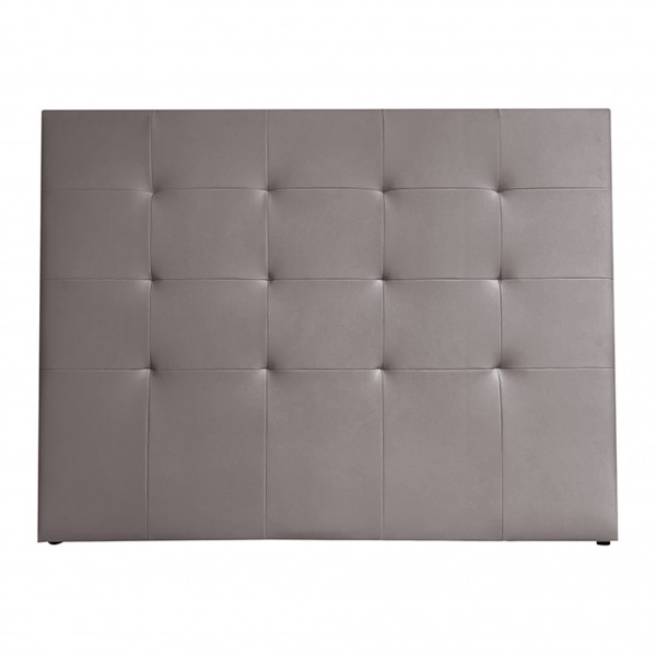 Cabecero Cama matrimónio Liam Gris 160x6x120 Cm