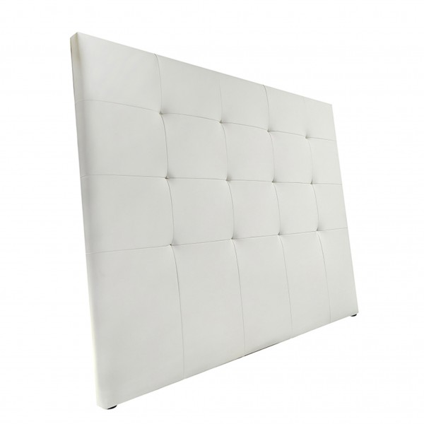 Cabecero Cama Matrimonio Liam Blanco 160x6x120 Cm 2