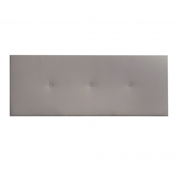 Cabecero Cama Matrimonio Noah Gris 160x3x60 Cm