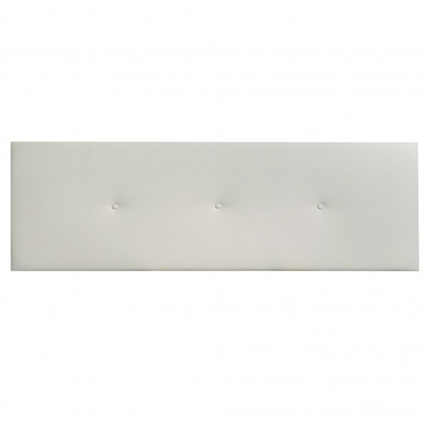 Cabecero de Cama Matrimonio Noah Blanco 160x3x60 Cm