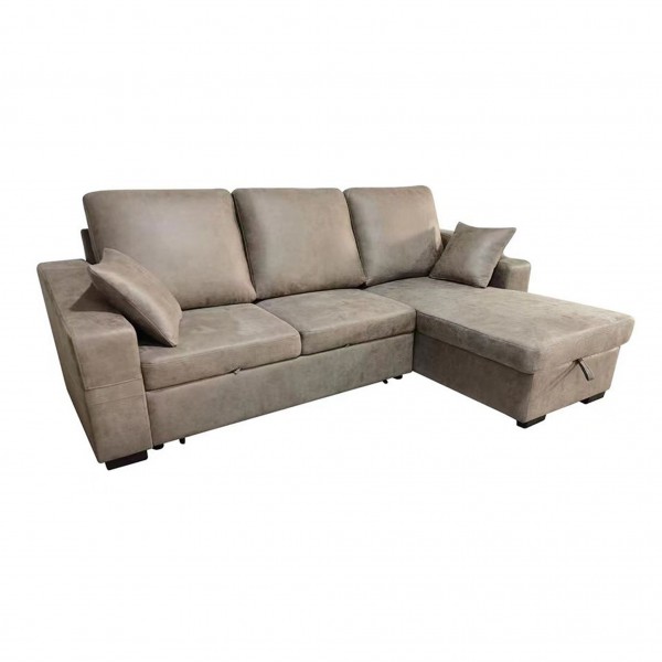 Chaiselongue Cama con Arcón Corea Nolia Cemento...