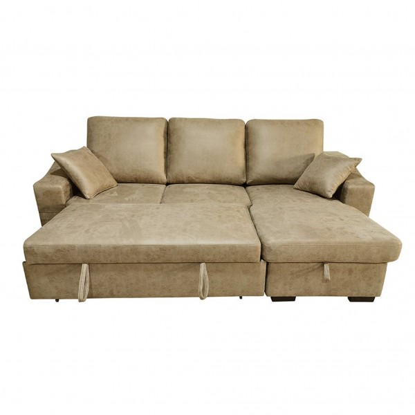 Chaiselongue Cama con Arcón Corea Nolia Piedra 248X156X95 Cm 2