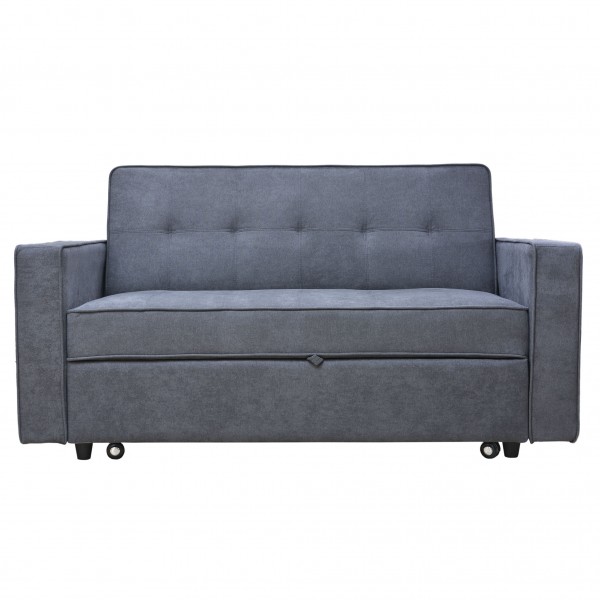 Sofá Cama con Brazos Izan Gris 167x88x93 Cm