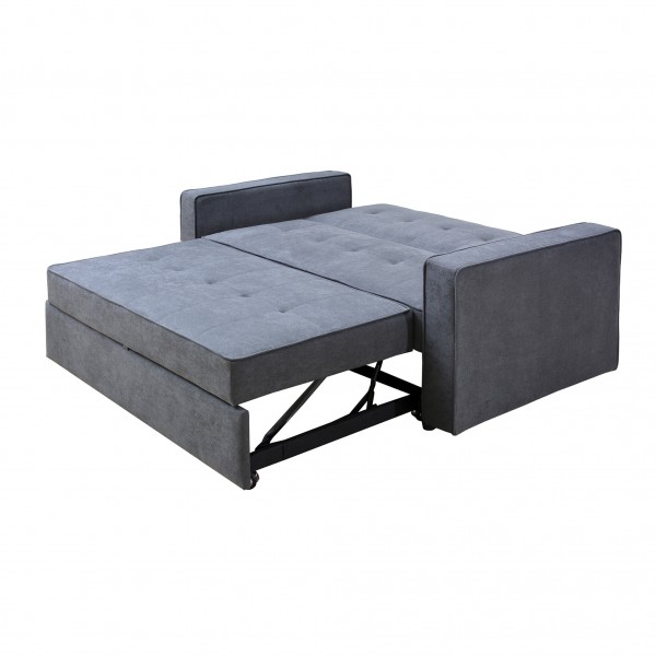 Sofá Cama con Brazos Izan Gris 167x88x93 Cm