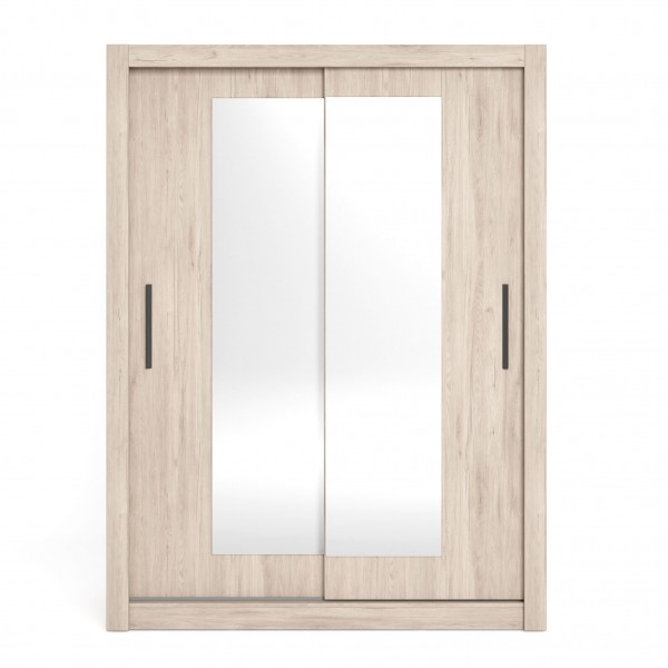 Armario Sava 2 puertas correderas con espejo Sahara... 2