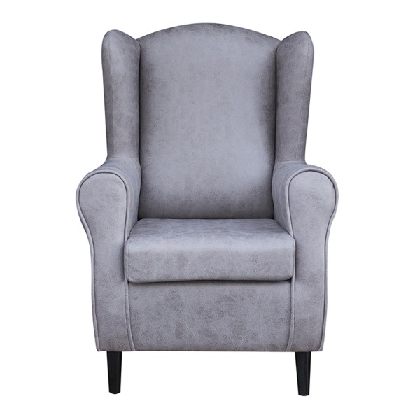 Butaca Fija CARPIO Patas de Madera Magnol Cemento...