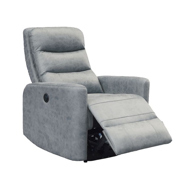 Butaca Relax Eléctrica Cancún Nolia Cemento 78×93×103 Cm