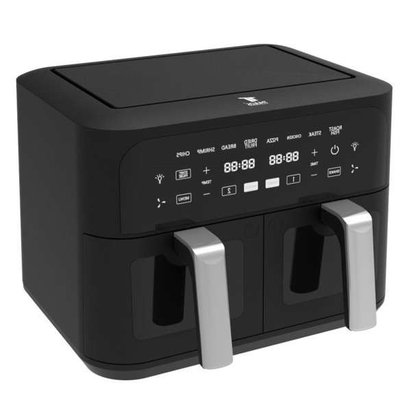 Freidora de Aire Dual 4.5+4.5L THULOS TH-FR4545 42x40x29 Cm