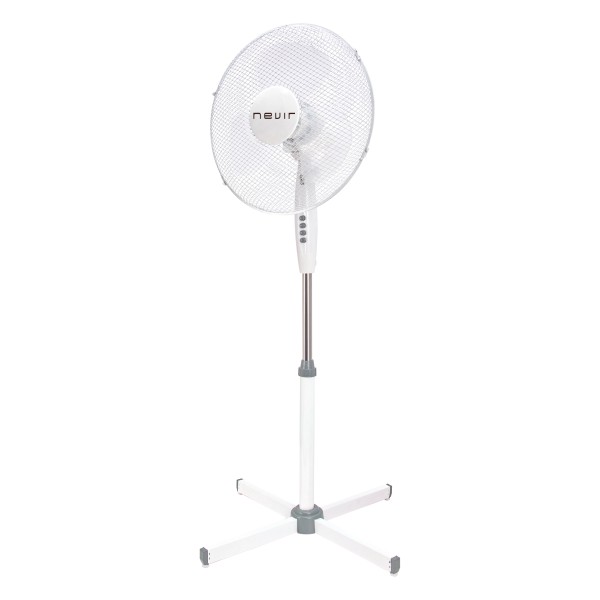 Ventilador de Pie Blanco 50W NVR-VP40C-B Nevir 60×60×122 Cm