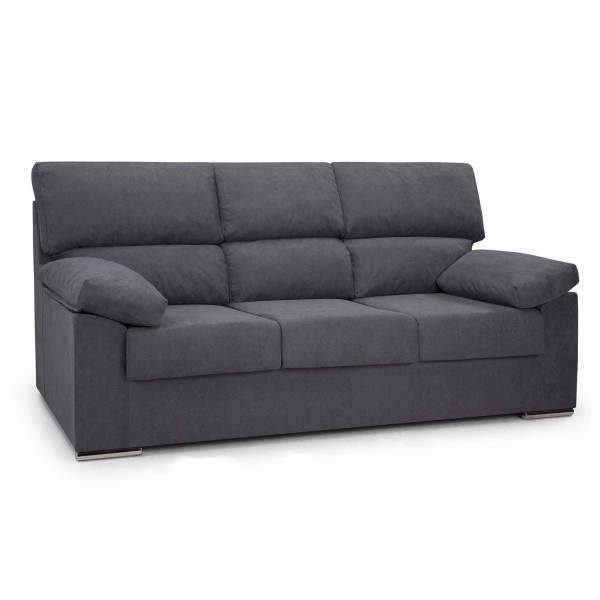 Sofá 3 Plazas 3 Asientos Rubén Nevada 17 - 202x80x100 Cm