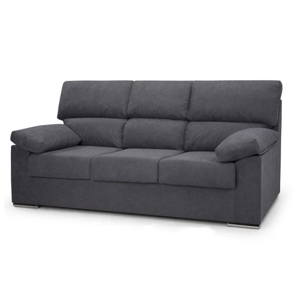 Sofá 3 Plazas 3 Asientos Rubén Nevada 17 - 202x80x100 Cm 2