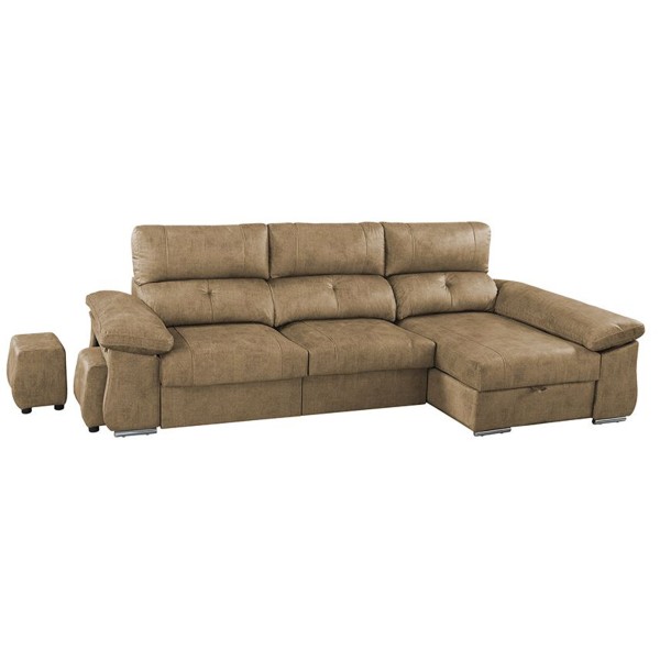 Chaiselongue DERECHA Cupra Tapizado Magnol Piedra...