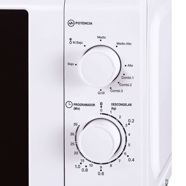 Microondas Grill Nevir NVR-6201MG 20L Blanco 44×34×25,9 Cm