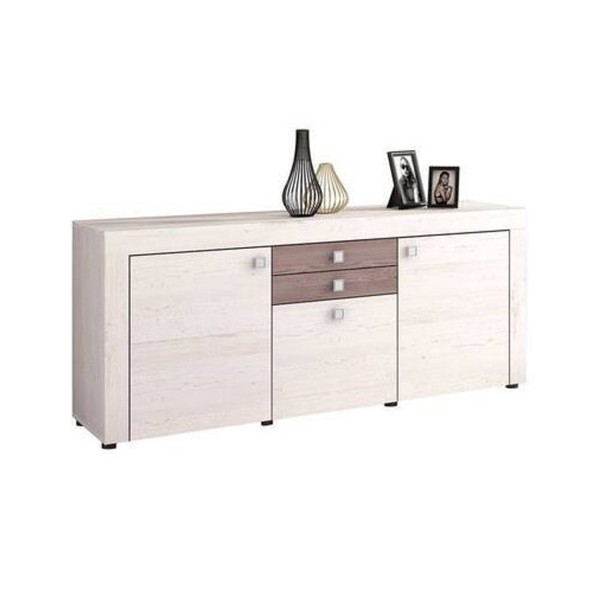 Aparador 3 Puertas + 2 Cajones Julieta Andersen-Pino Gris...