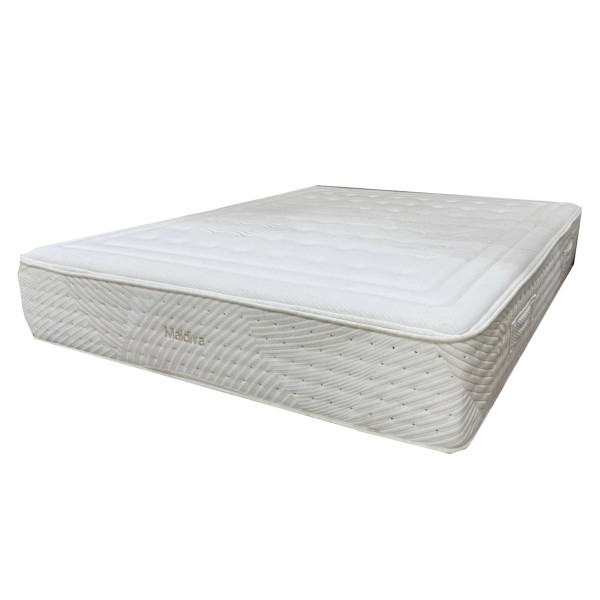 PACK Colchón MALDIVA SPRING 32 (105) 105x190x32 Cm + Canapé 105 Sil Ribera Tapizado 3D BLANCO Apertura Frontal 105x190x36 Cm