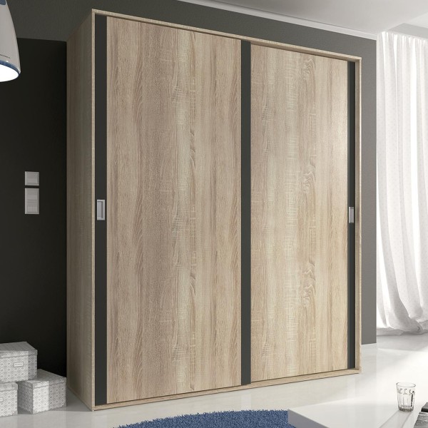 Armario 2 puertas correderas Lara Cambria-Grafito... 2