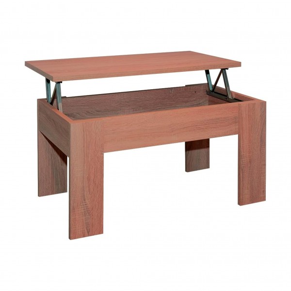 Mesa de Centro Elevable Gala Nogal 90x50x46 Cm