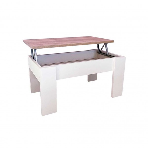 Mesa de Centro Elevable Gala Blanco-Cambria 90x50x46 Cm