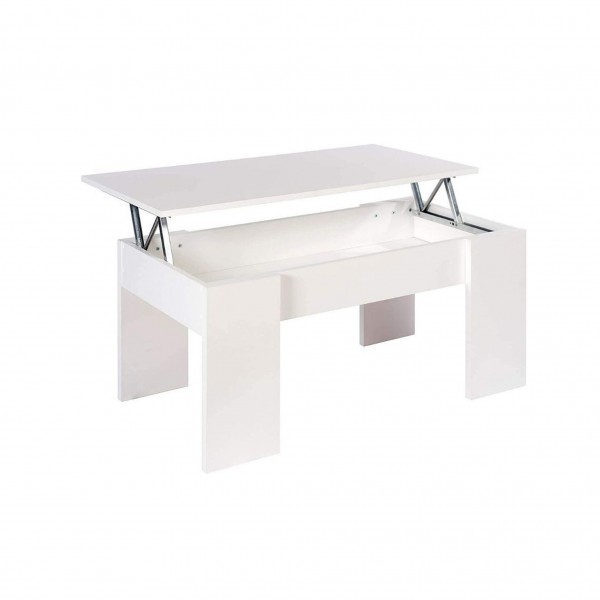 Mesa de Centro Elevable Gala Blanco 90x50x46 cm