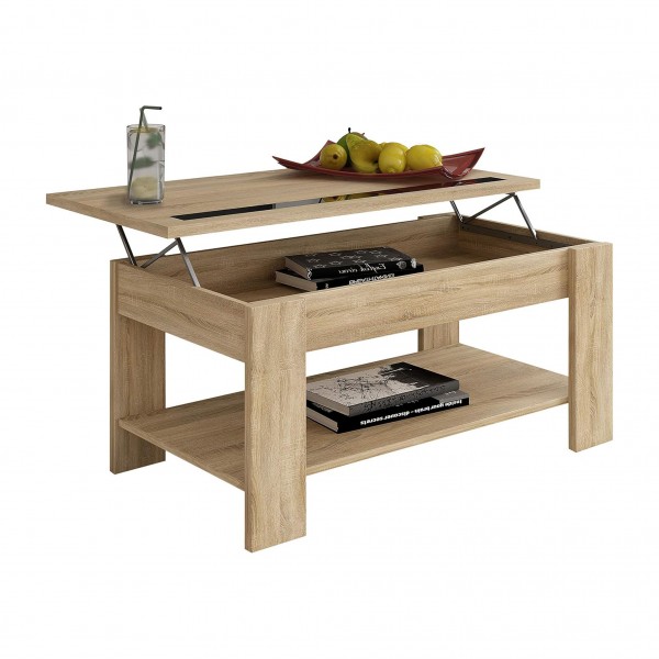 Mesa de Centro Elevable Agueda Cambria 90x50x46 Cm 2