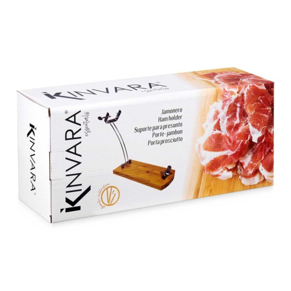 Jamonero de Bambú 47x16,5x36 Cm