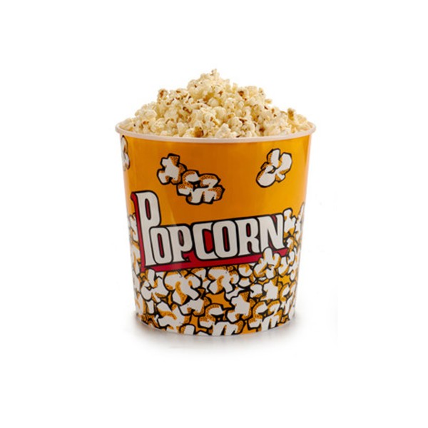 Cubo de Palomitas Grande Redondo 20×20×21,5 Cm