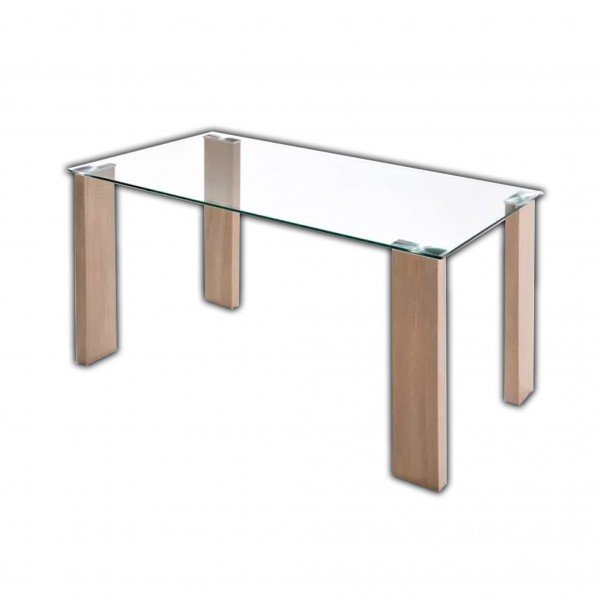 Mesa de Comedor Fija Cristal Templado Hana Cambria...