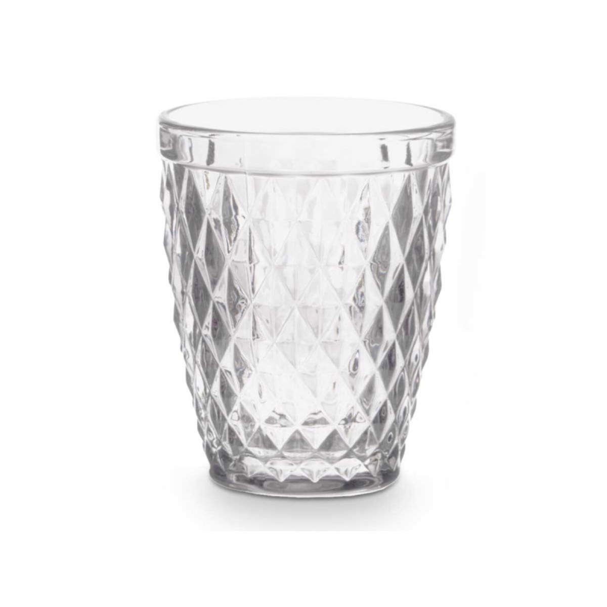 Set de 6 Vasos Diamante Transparente 250 ml...