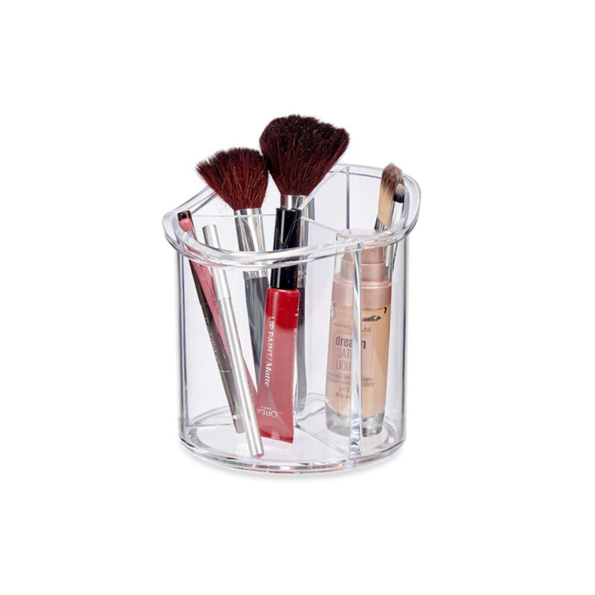 Organizador Redondo Alto 3 Huecos 15,5×15×15 Cm