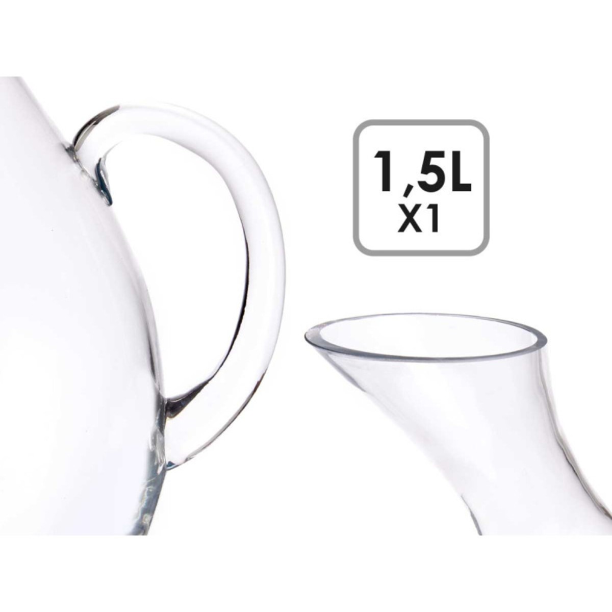 Decantador Inclinado 1,5 L 14,5×26×24,5 Cm