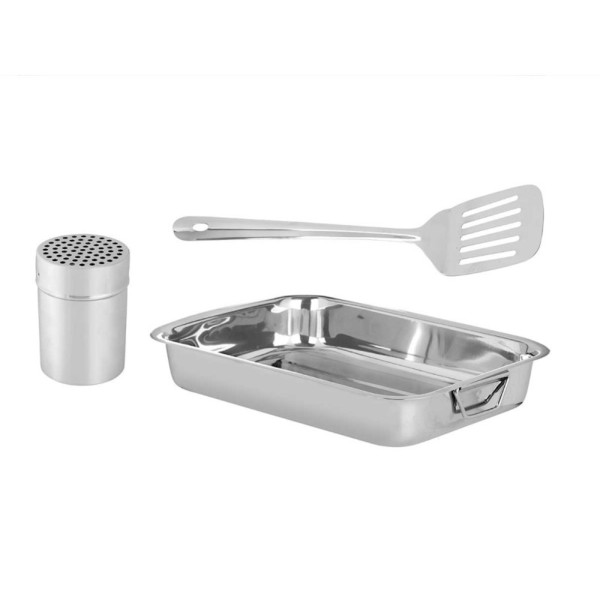 Set 3 Piezas Rustidera con Pala Dispensador 36x26x6 Cm