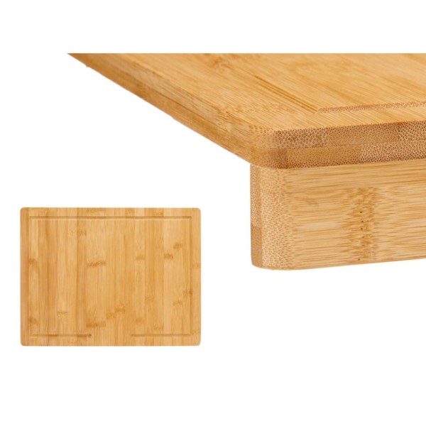 Tabla Bambú Encimera 38,4x26,4x3,2 Cm