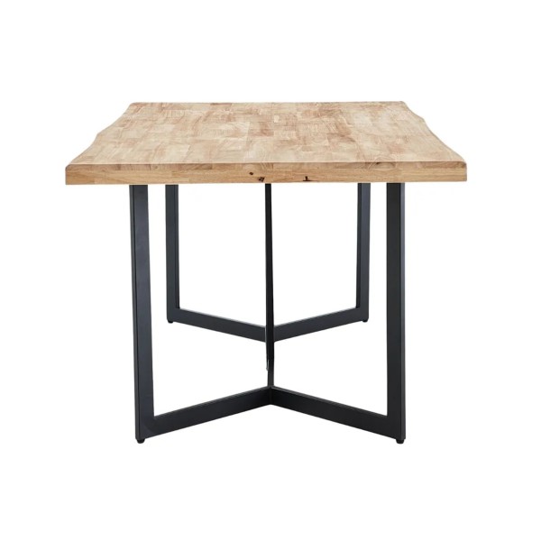 Mesa Comedor Fija Artico Roble Nordish-Negro 150x90x76 Cm 2