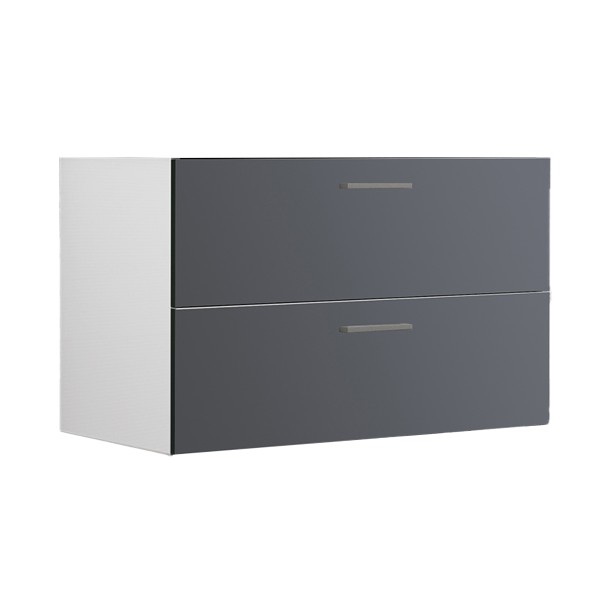 Módulo de Mueble De Baño 2 Cajones Antracita Export...