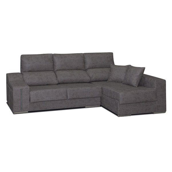 Chaiselongue Derecho Río Tapizado Magnol Cemento...