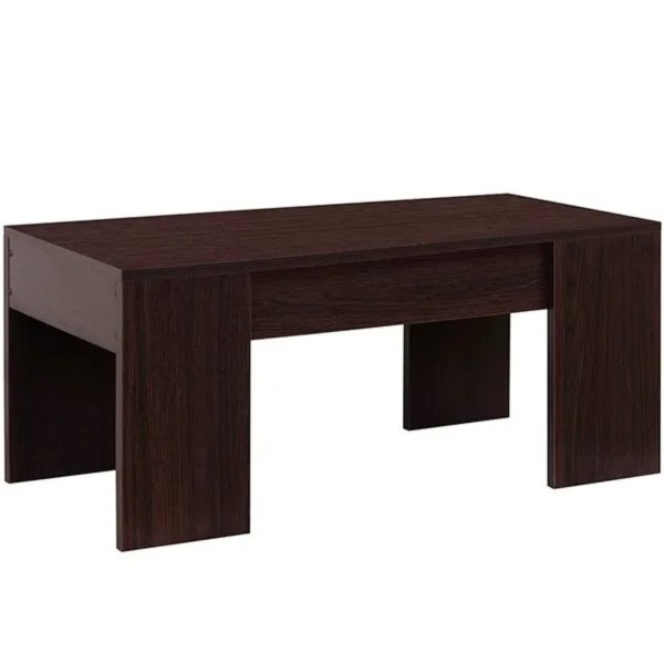 Mesa de Centro Elevable Gala Wengué 90x50x46 Cm 2