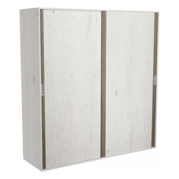 Armario 2 Puertas Correderas Lara Andersen Pino-Gris...