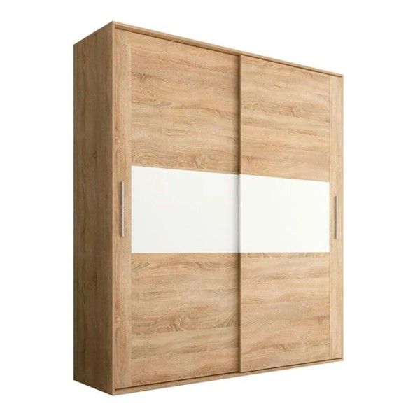 Armario 2 Puertas Correderas Baena Cambria-Blanco...